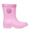 Versace Medusa-embossed Wellies In Pink