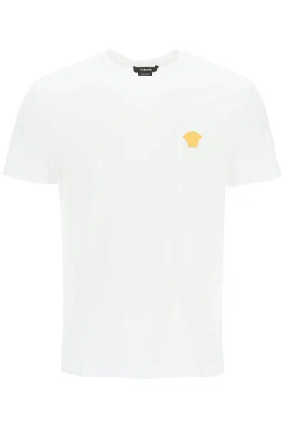 VERSACE MEDUSA EMBROIDERED T-SHIRT