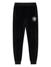 Versace Medusa-embroidered Track Pants In Black