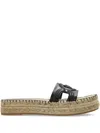 Versace Medusa-detailed Open-toe Slides In Black
