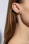 Versace Metal Earrings In Gold