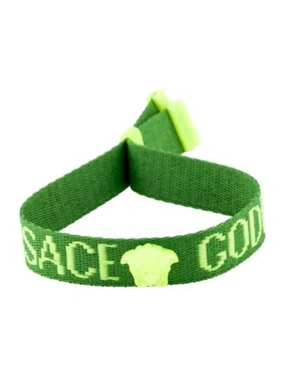 Pre-owned Versace Medusa Festival Bangle Bracelet, 8.75" In Multi