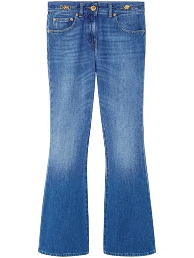 VERSACE MEDUSA FLARED JEANS