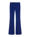 Versace Medusa Flared Trousers In Blue