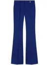 Versace Medusa Flared Trousers In Blue