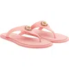 Versace Medusa Flip Flop In Pink