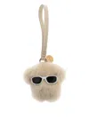 Versace Medusa Fluffy Charm In Neutrals