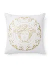 Versace Medusa Gala Cushion In White