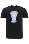 Versace Medusa Head-embroidered T-shirt