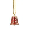 Versace Medusa Garland Bell Ornament In Red/gold