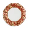 Versace Medusa Garland Dinner Plate In Red/gold