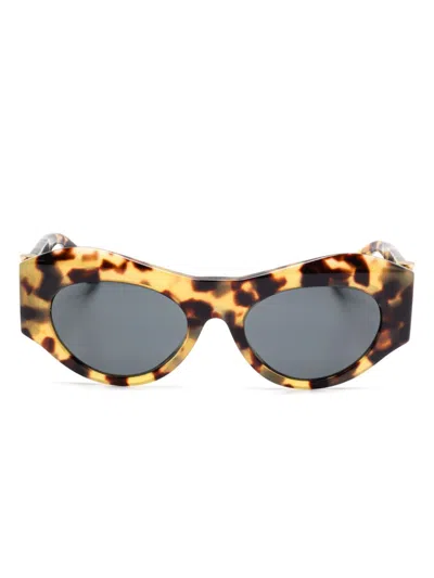 Versace Medusa Glam Sonnenbrille In Brown