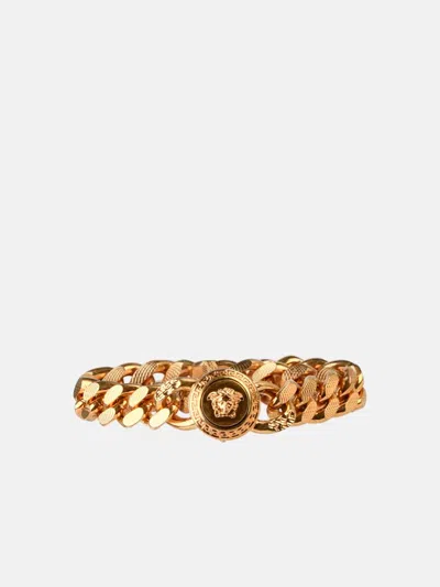 Versace 'medusa' Gold Metal Bracelet