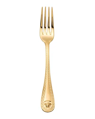 Versace Medusa Gold-plated Salad/dessert Fork