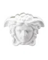 Versace Medusa Grande 8.3" Vase, White In White