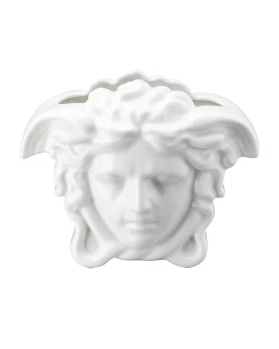 Versace Medusa Grande 8.3" Vase, White