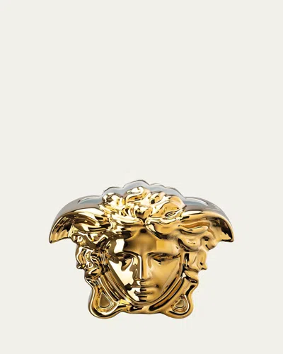Versace Medusa Grande Vase In Gold