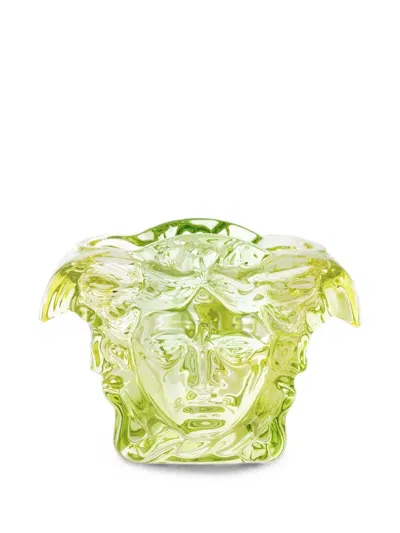 Versace Medusa Grande Vase In Green