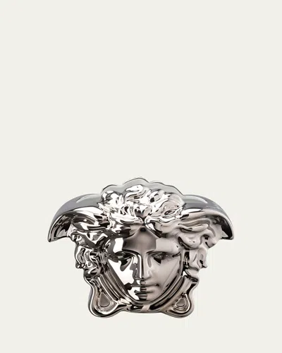 Versace Medusa Grande Vase In Gray