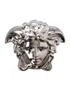 Versace Medusa Porcelain Vase In Silver