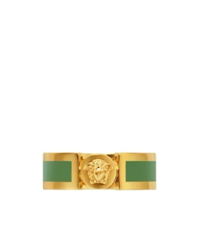 Versace Medusa Greca Ring In Multi