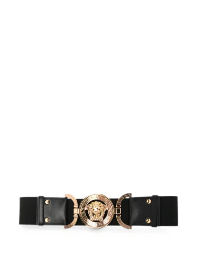 Versace Medusa Greca-key Belt In Multi
