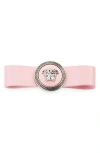 Versace Right Gianni Ribbon Hair Clip In Pink