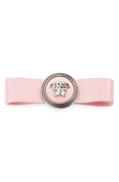 Versace Women Right Gianni Ribbon Clip In Pink
