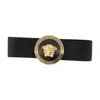 Versace Medusa Hair Clips - Silk - Black/gold In Black