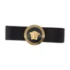 Versace Satin Hair Clip Medusa In Black