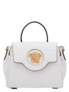 Versace Medusa Hand Bags White In White