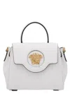 Versace Medusa Hand Bags White In White