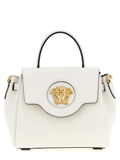 Versace Medusa Handbag In White