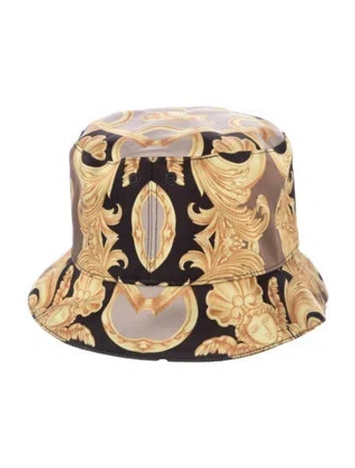 Pre-owned Versace Medusa Hat In Gold