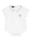 Versace Medusa Head-appliqué Cotton Body In 白色
