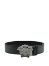 Versace Medusa Head Belt In Black