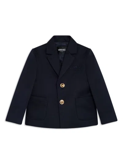 Versace Babies' Medusa Head Blazer In Black