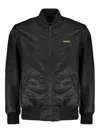 Versace Medusa Head Bomber Jacket In Black