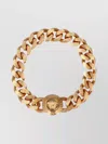 Versace Medusa Head Cable-link Bracelet In Metallic