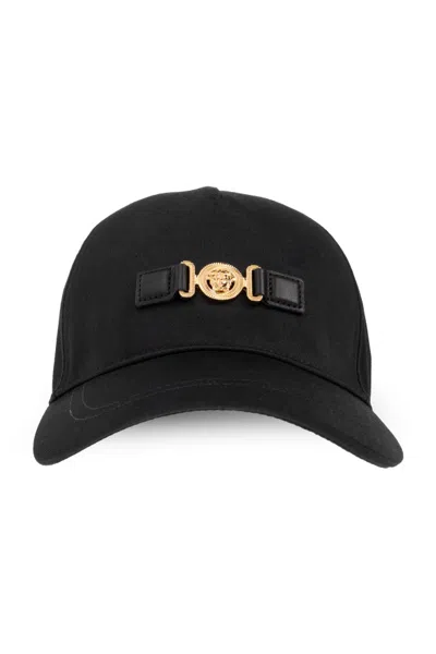 VERSACE VERSACE MEDUSA-HEAD PLAQUE BASEBALL CAP