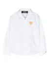 Versace Medusa Head Cotton Shirt In White
