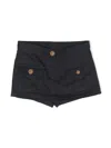 Versace Medusa Head Cotton Shorts In Blue