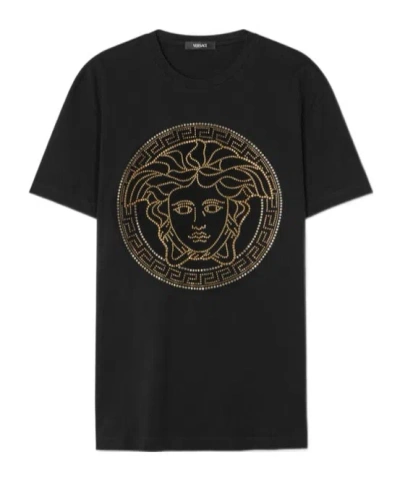 VERSACE MEDUSA HEAD COTTON T-SHIRT