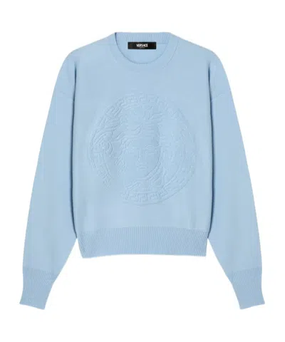 VERSACE VERSACE MEDUSA HEAD CREWNECK JUMPER