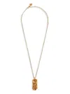 Versace Medusa Head-detailed Necklace In Gold