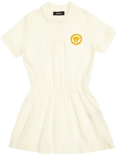 Versace Kids' Medusa Head Dress In White