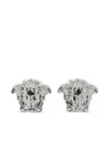 Versace Medusa Stud Style Earrings In Silver