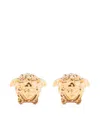 Versace Medusa Head Earrings In Gold