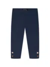 Versace Medusa Head Elasticated Leggings In Blue