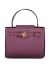Versace Medusa Head-embellishment Tote Bag In Purple